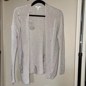 Ripped Knit Cardigan